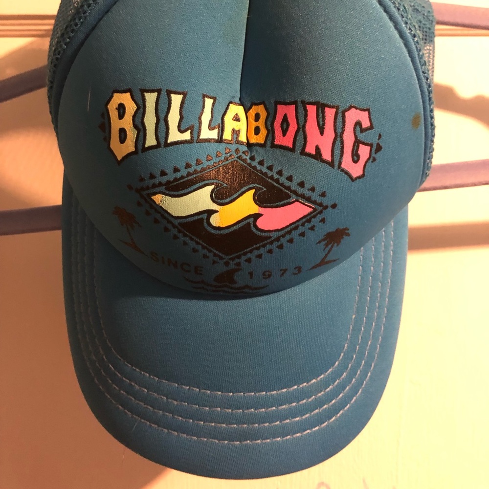 Billabong Blue Trucker Hat